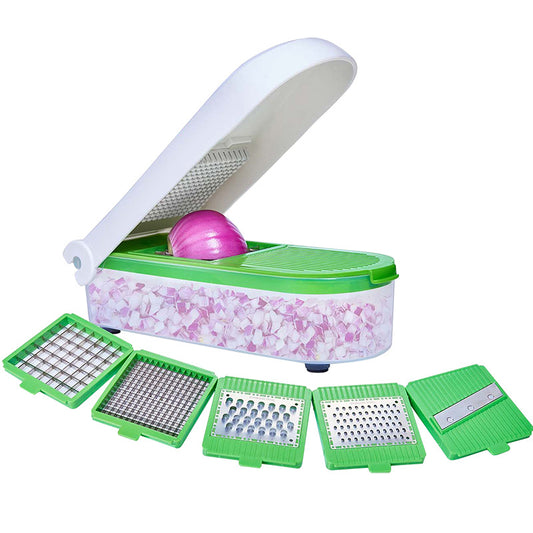 Vegetable Chopper Multifunctional Onion Chopper Dicer Salad Potato Cutter Cheese Grater Vegetable Food Slicer With Container